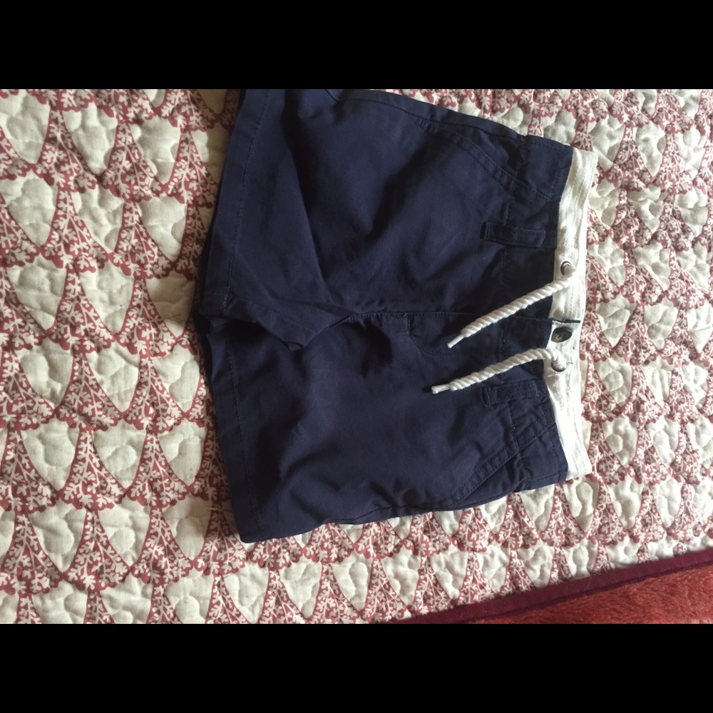 Janie and jack blue nautical swim trunks